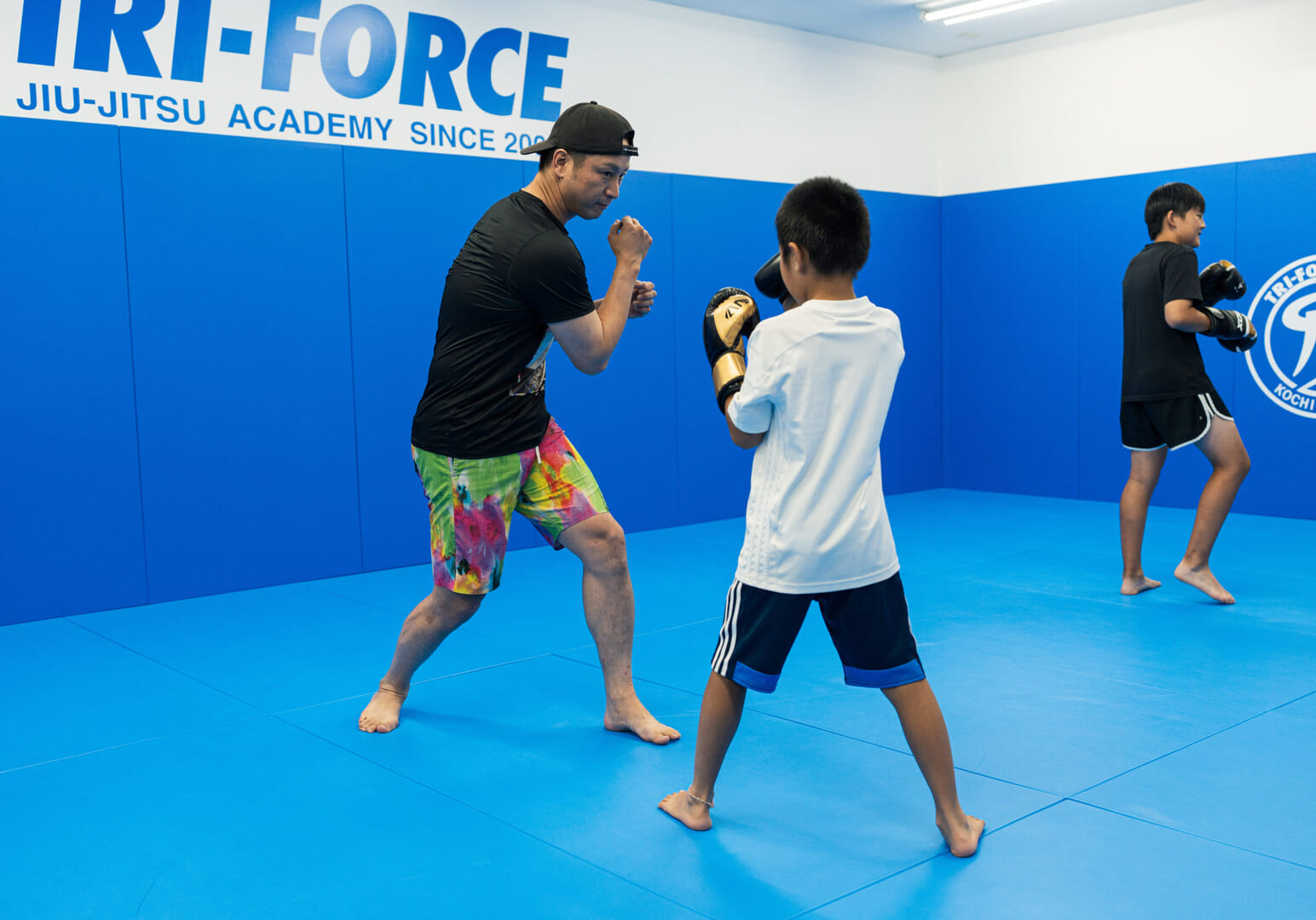 谷インストラクター指導中